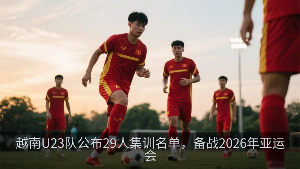 越南U23队公布29人集训名单，备战2026年亚运会