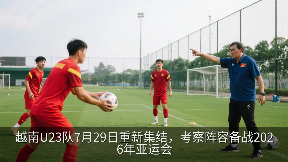 越南U23队7月29日重新集结，考察阵容备战2026年亚运会