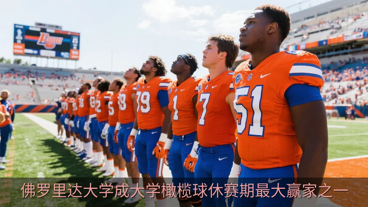 佛罗里达大学成大学橄榄球休赛期最大赢家之一